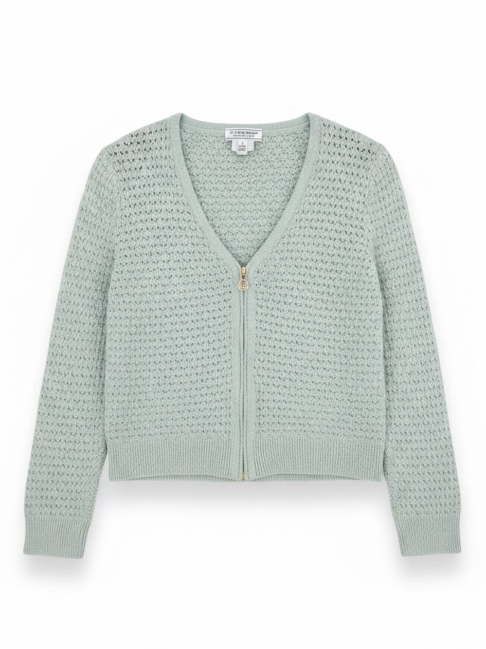 St John Sport by Marie Gray Cropped Cardigan Vintage Size Large